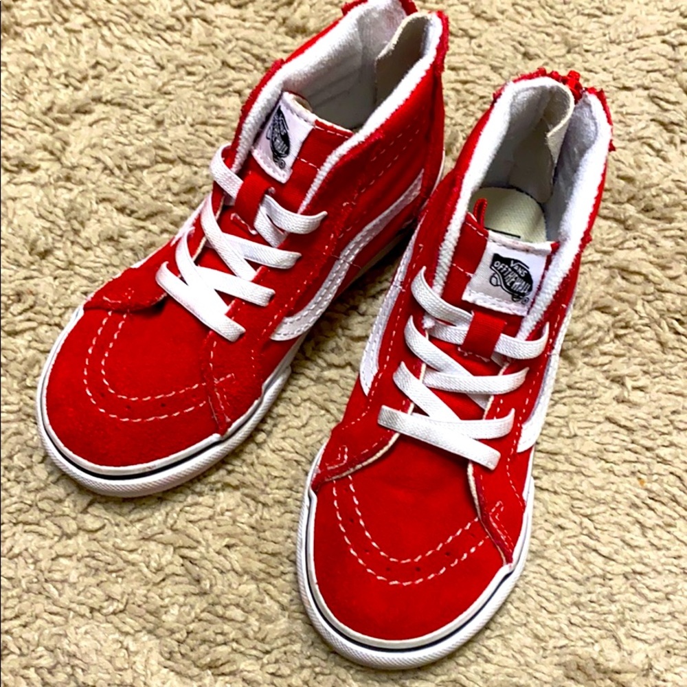 Kids Red Vans
